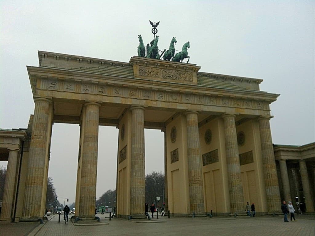 Porte de Brandebourg Berlin Noël