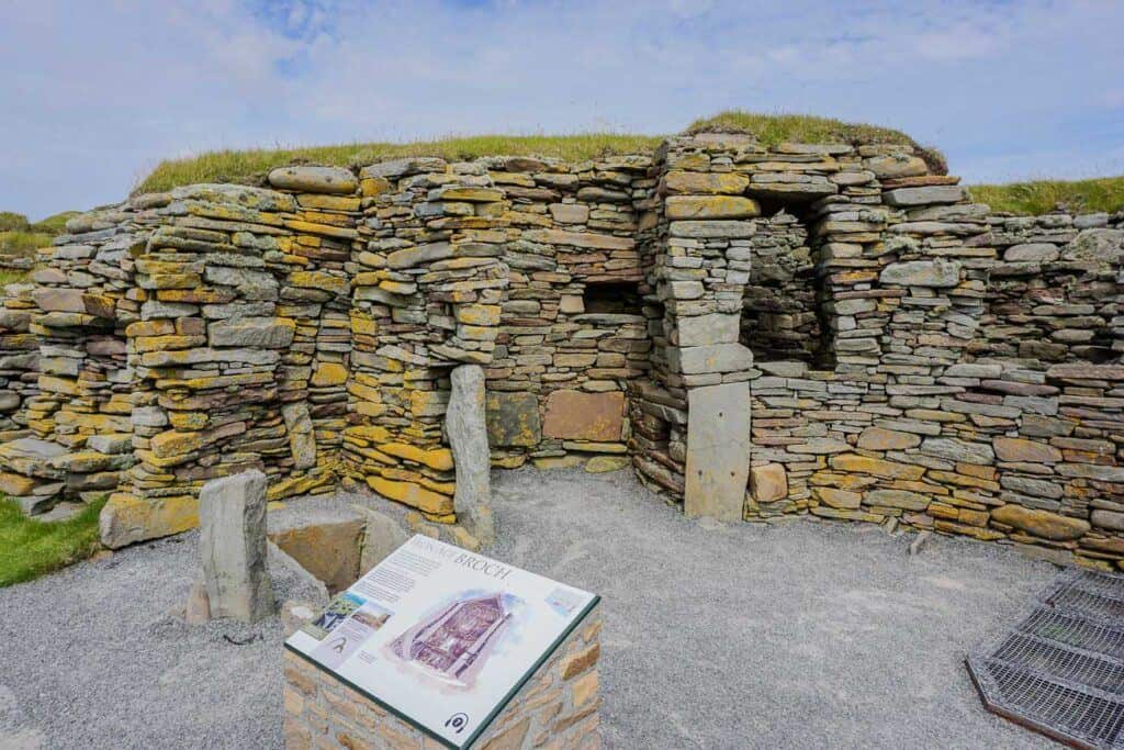 Jarlshof Historical Site Shetland Scotland 