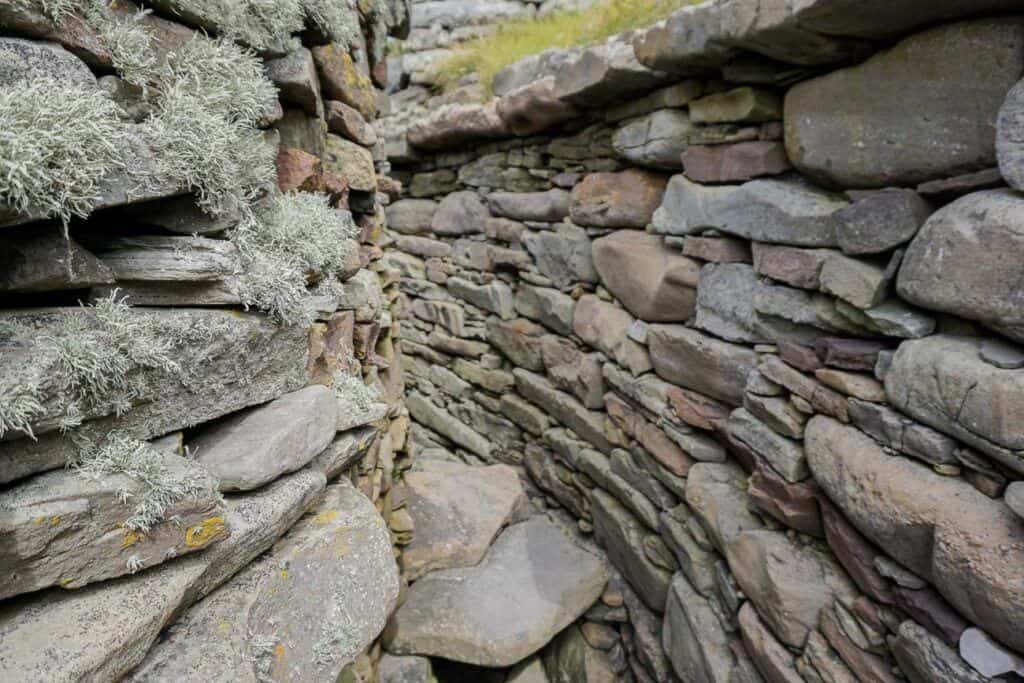 Jarlshof Historical Site Shetland Scotland 