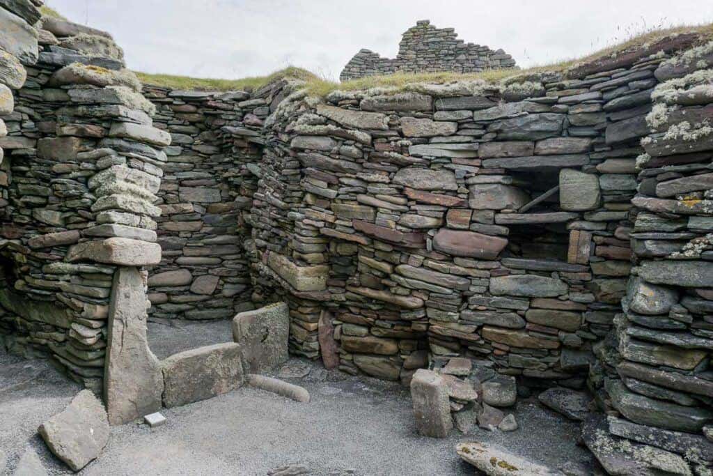 Jarlshof Historical Site Shetland Scotland 
