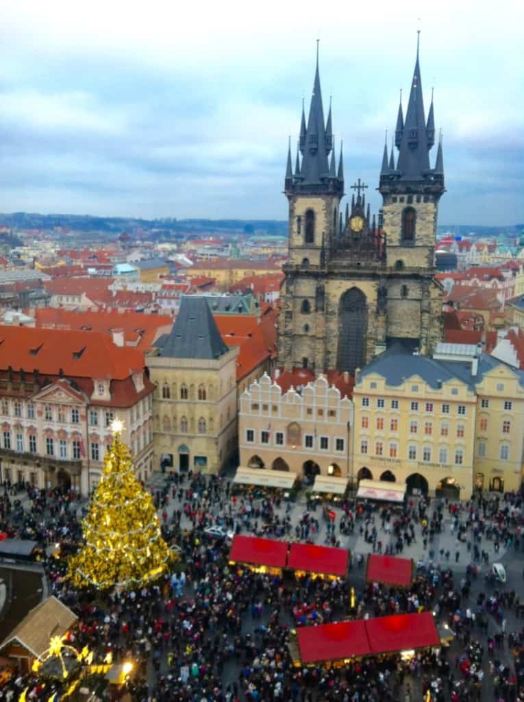 Winter Destinations in Eastern Europe - Prague Christmas Market Winter Travel