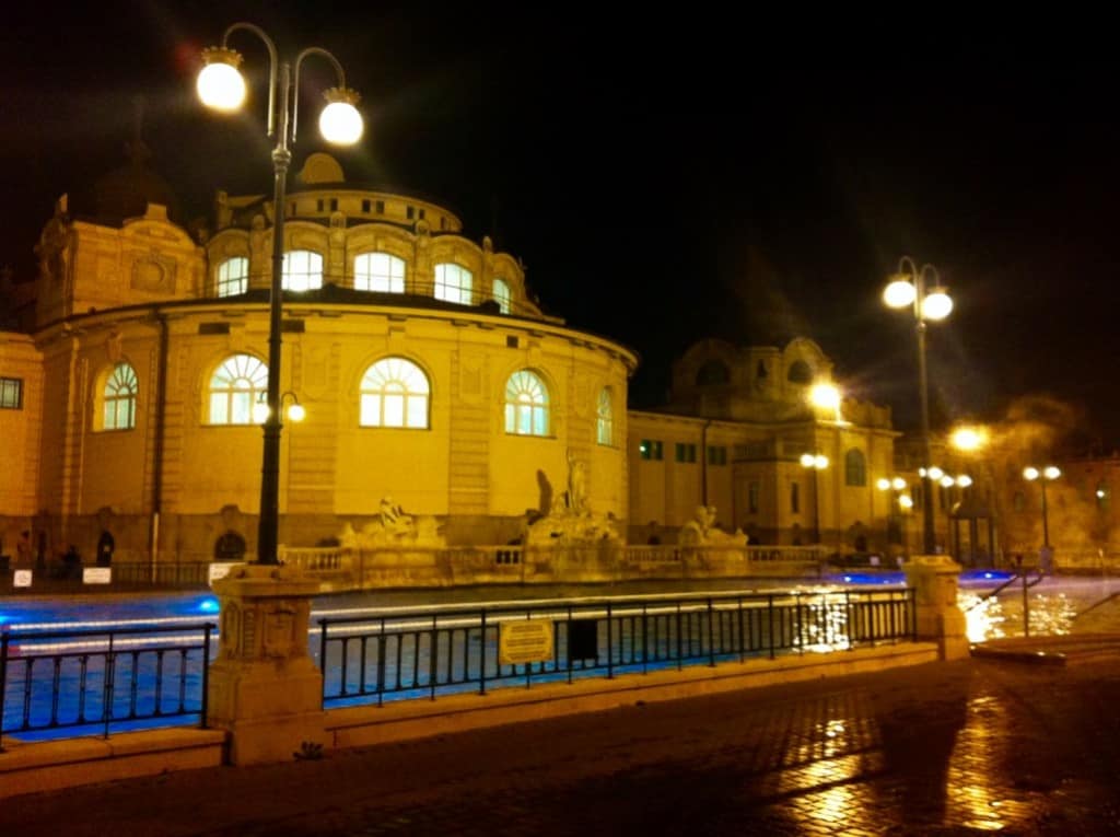 Winter Destinations in Eastern Europe - Szecheyni Baths Budapest Winter