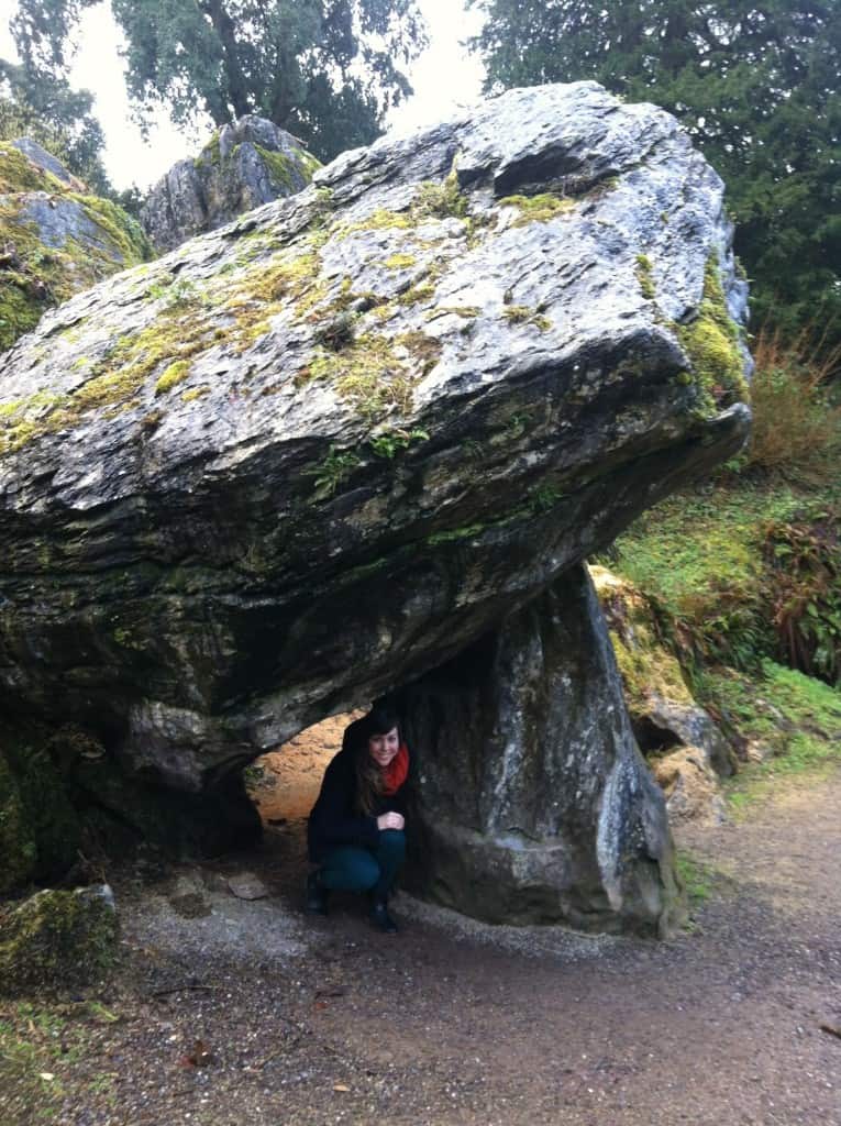 blarney stone rock close blarney castle Cork Ireland