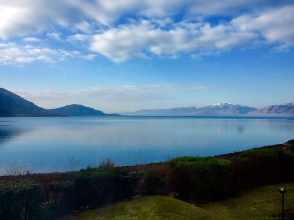 room view lodge on the loch