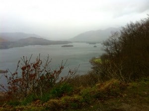the lake district in winter january