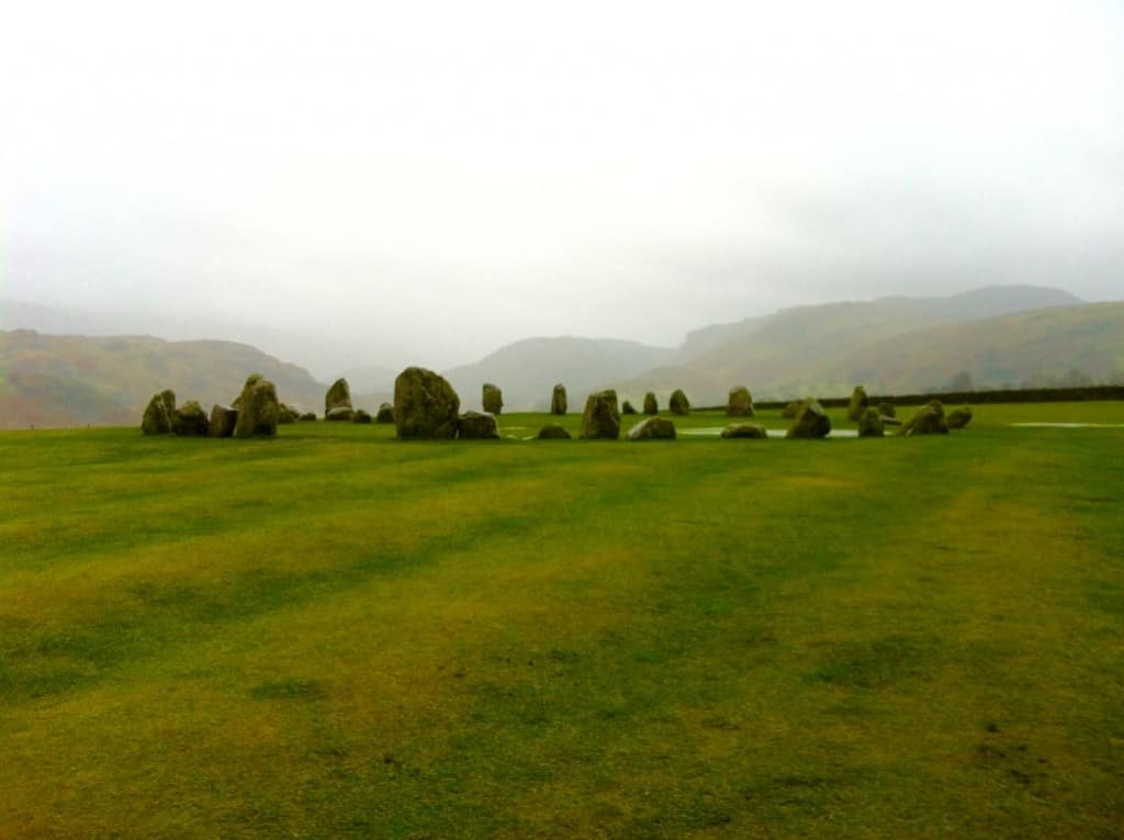 castlerigg stone circle lake district winter january