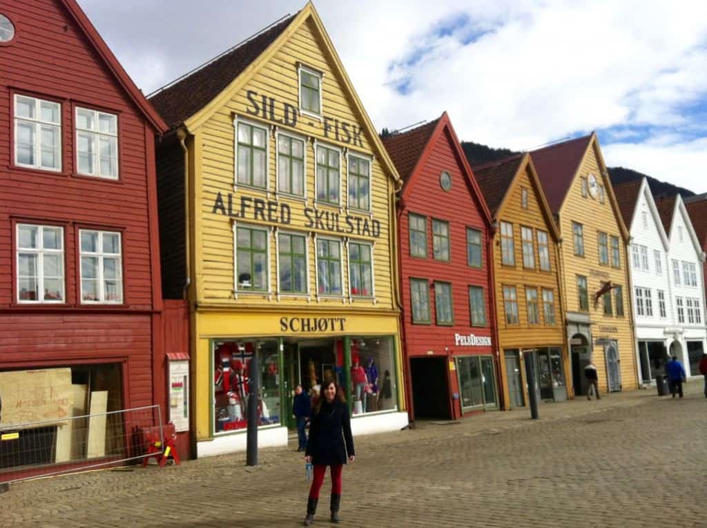 Bryggen Norway Europe in Winter