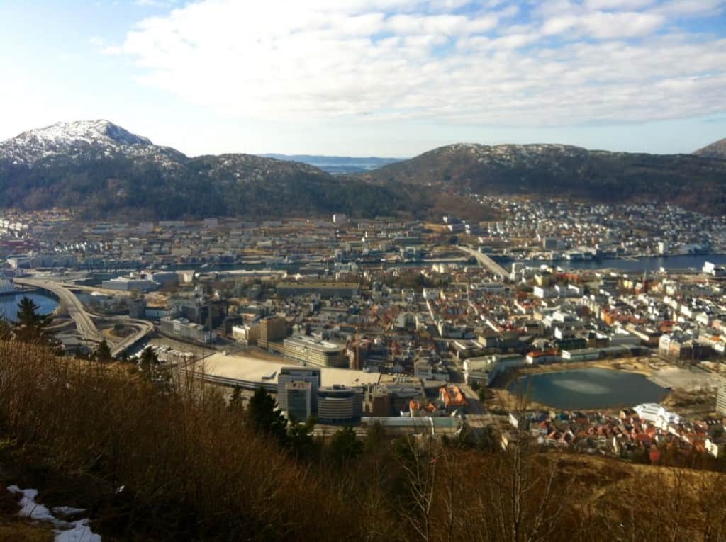 Mount Floyen Funicular Bergen Norway