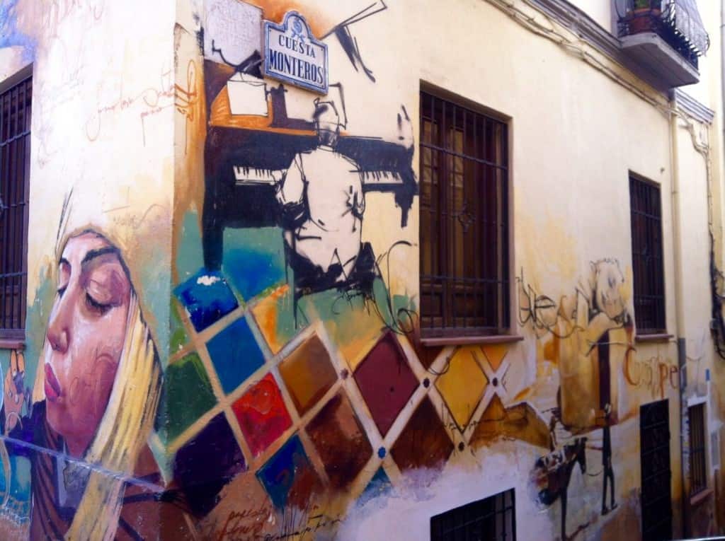 Graffiti and Street Art in Granada, Spain