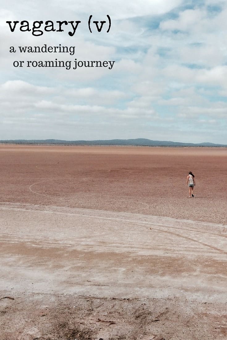 vagary travel words