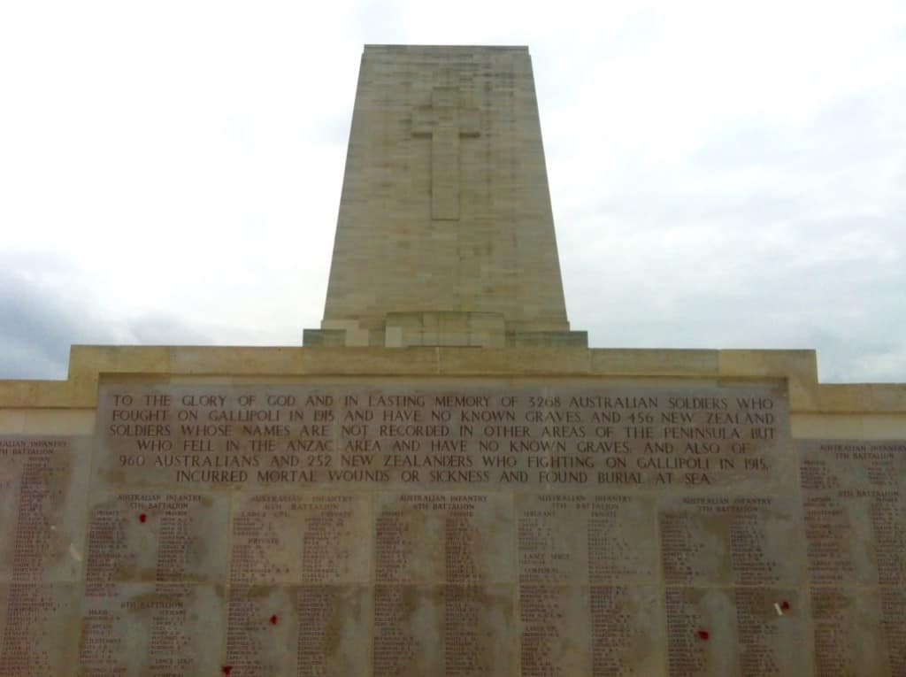 Lone Pine Memorial Gallipoli