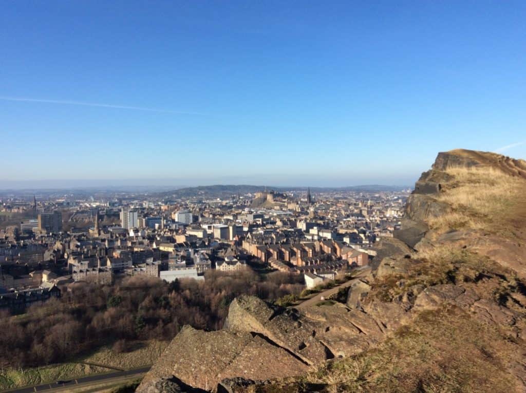 Edinburgh from the Crags
