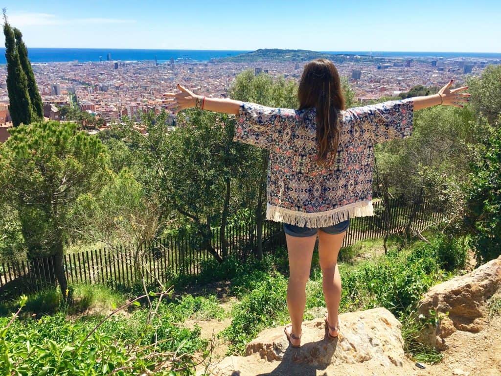 Park Guell Barcelona View