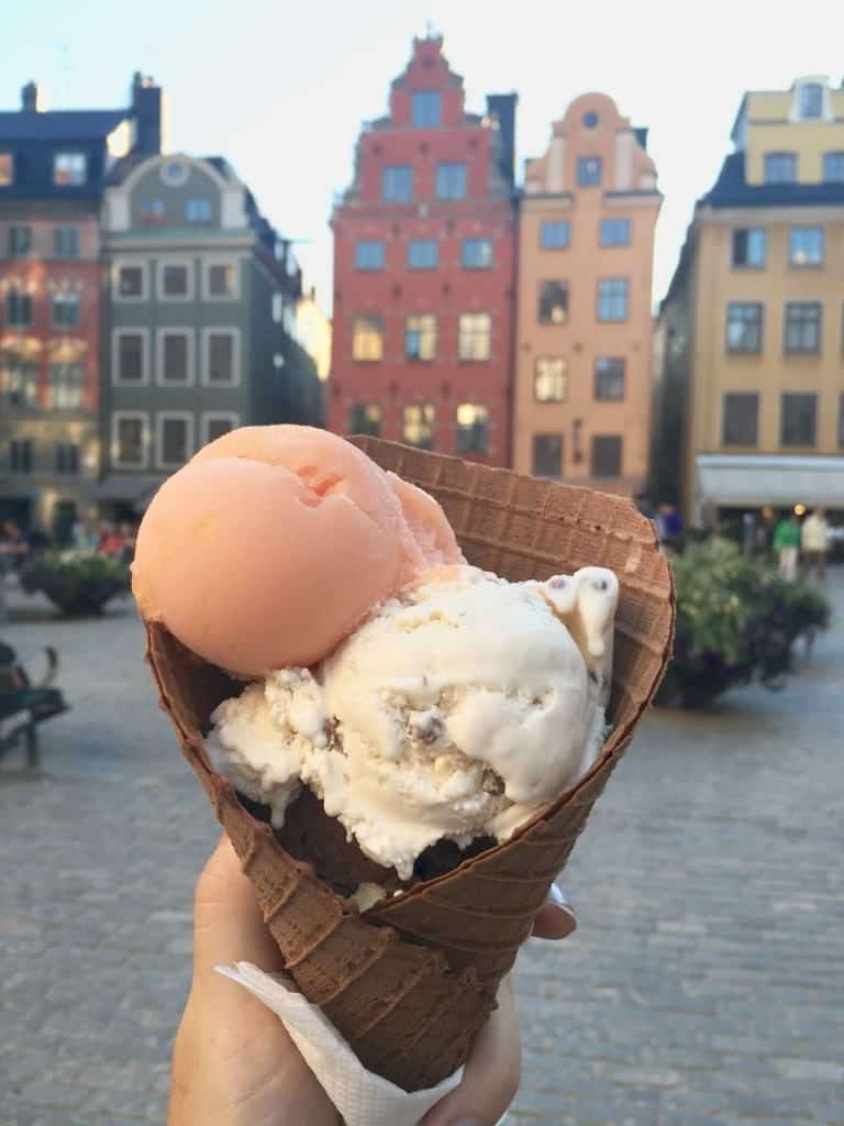 Stockholm old town icecream