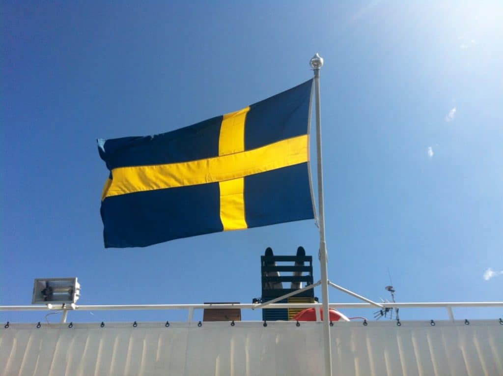 Swedish Flag Stockholm Archipelago