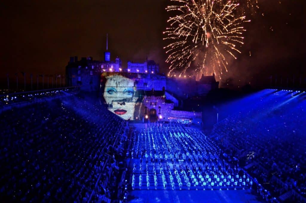 Bowie Edinburgh Tattoo Castle Festival