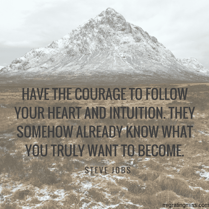 Steve Jobs Quote Migrating Miss