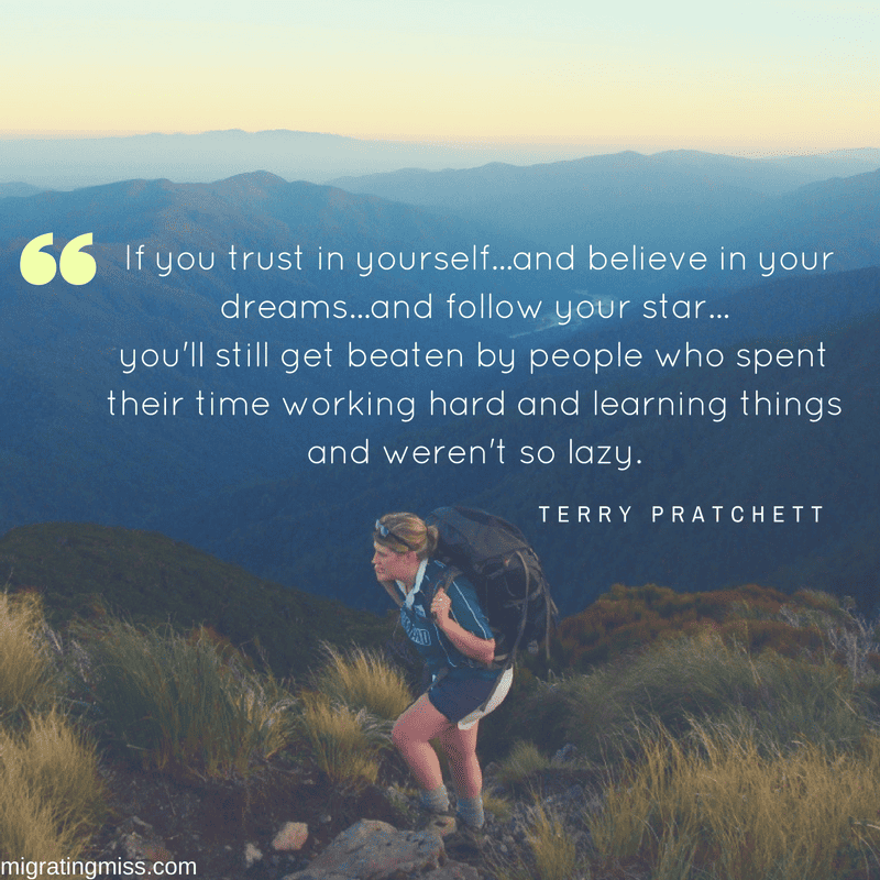 Terry Pratchett Quote Migrating Miss