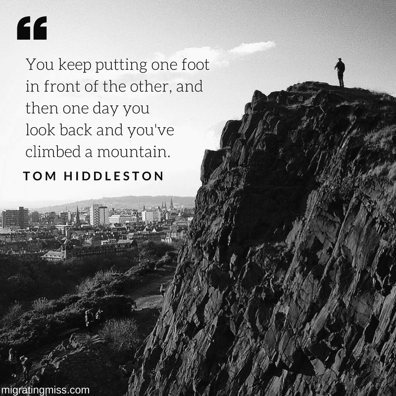 Tom Hiddleston Quote Migrating Miss
