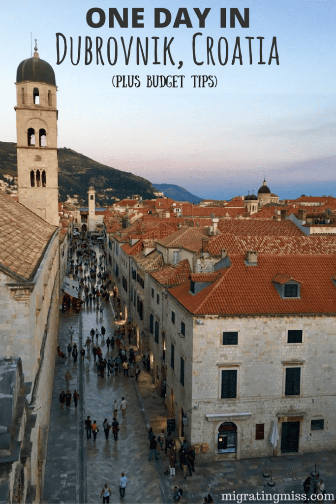 One Day in Dubrovnik Croatia, Plus Budget Tips