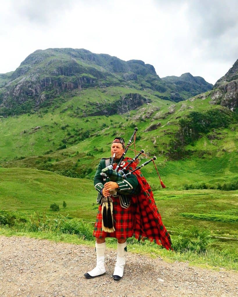 Glen Coe in Summer Scotland Road Trip