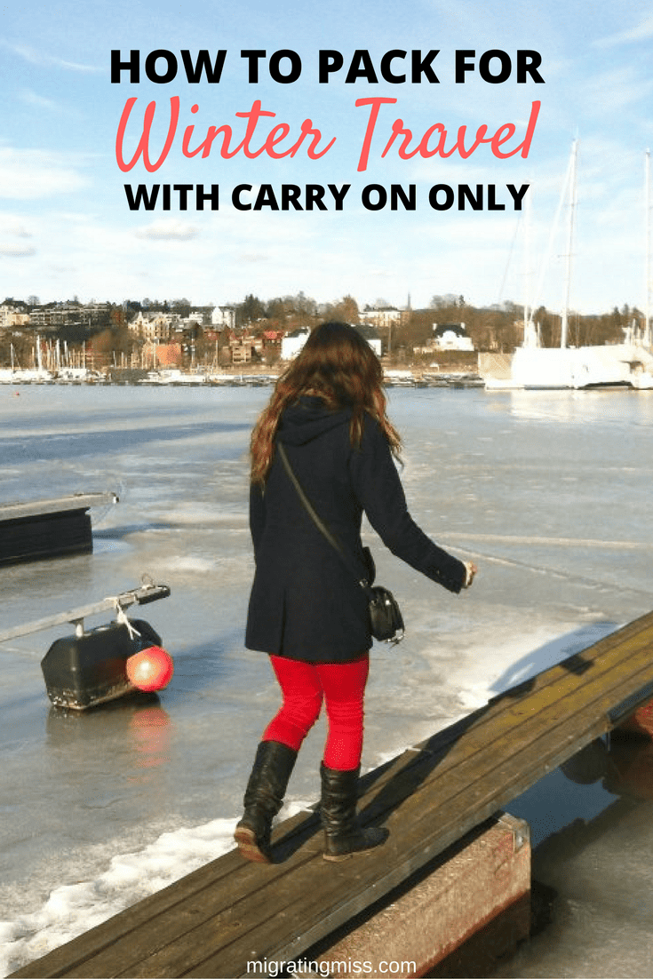 What's the Secret to Packing Heavy Winter Clothing in a Carryon?