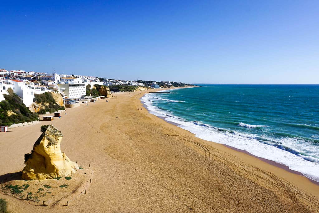 Algarve Portugal Albufeira beach