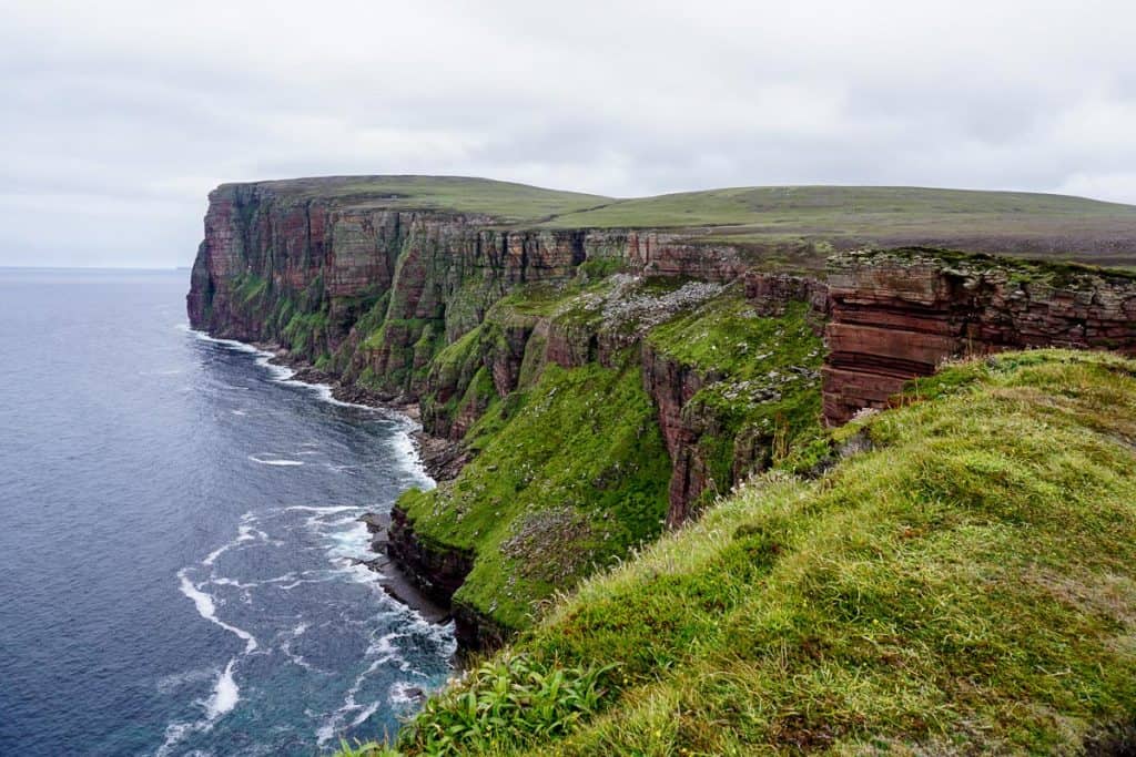 Old Man of Hoy Walk, Visiting Hoy, Orkney Islands, Scotland