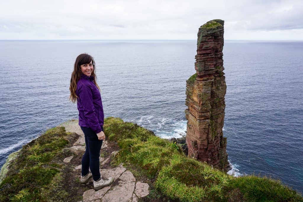 Old Man of Hoy Walk, Visiting Hoy, Orkney Islands, Scotland