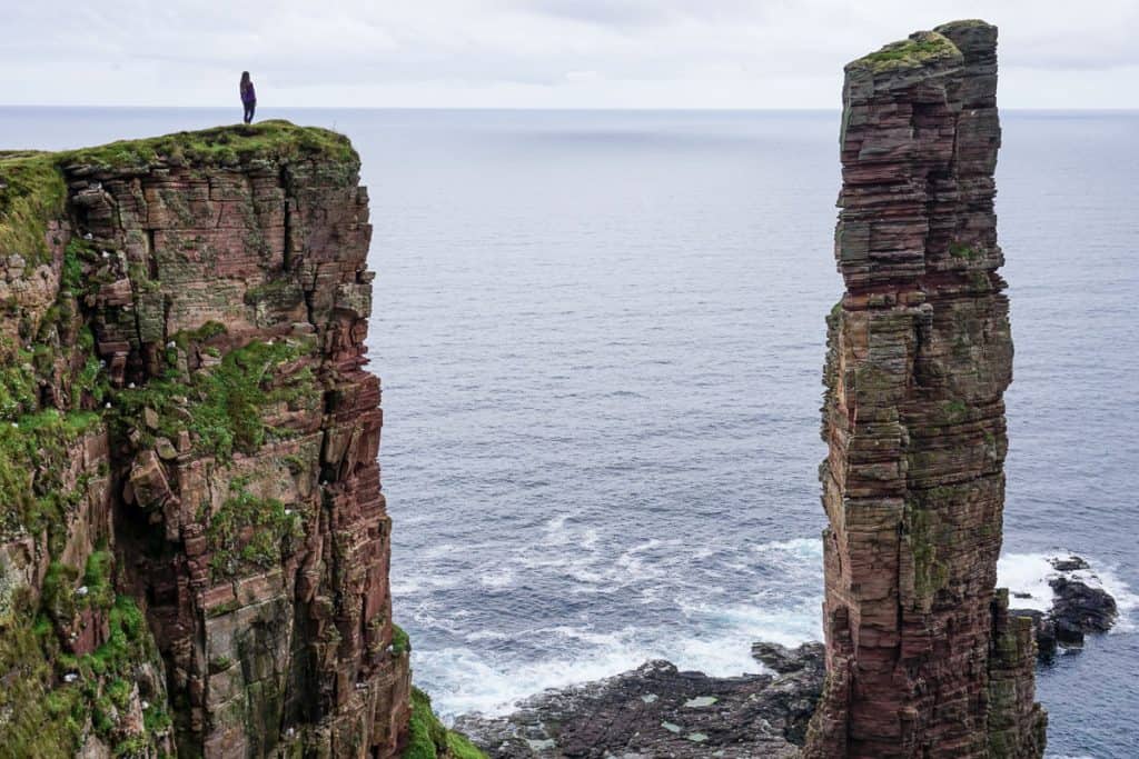 Old Man of Hoy Walk, Visiting Hoy, Orkney Islands, Scotland