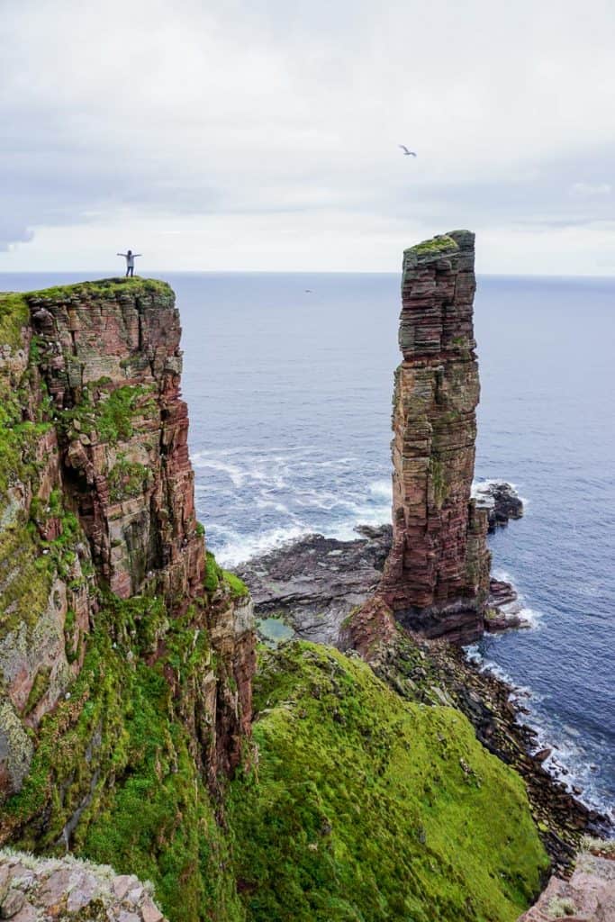 Old Man of Hoy Walk, Visiting Hoy, Orkney Islands, Scotland