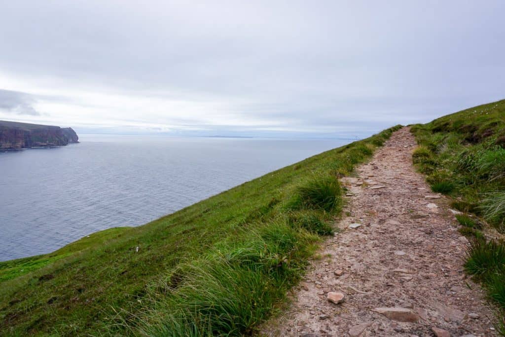 Old Man of Hoy Walk, Visiting Hoy, Orkney Islands, Scotland