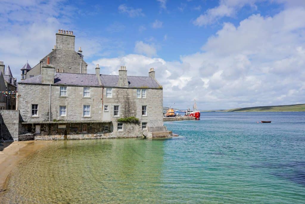 Lerwick Houses in Shetland Scotland