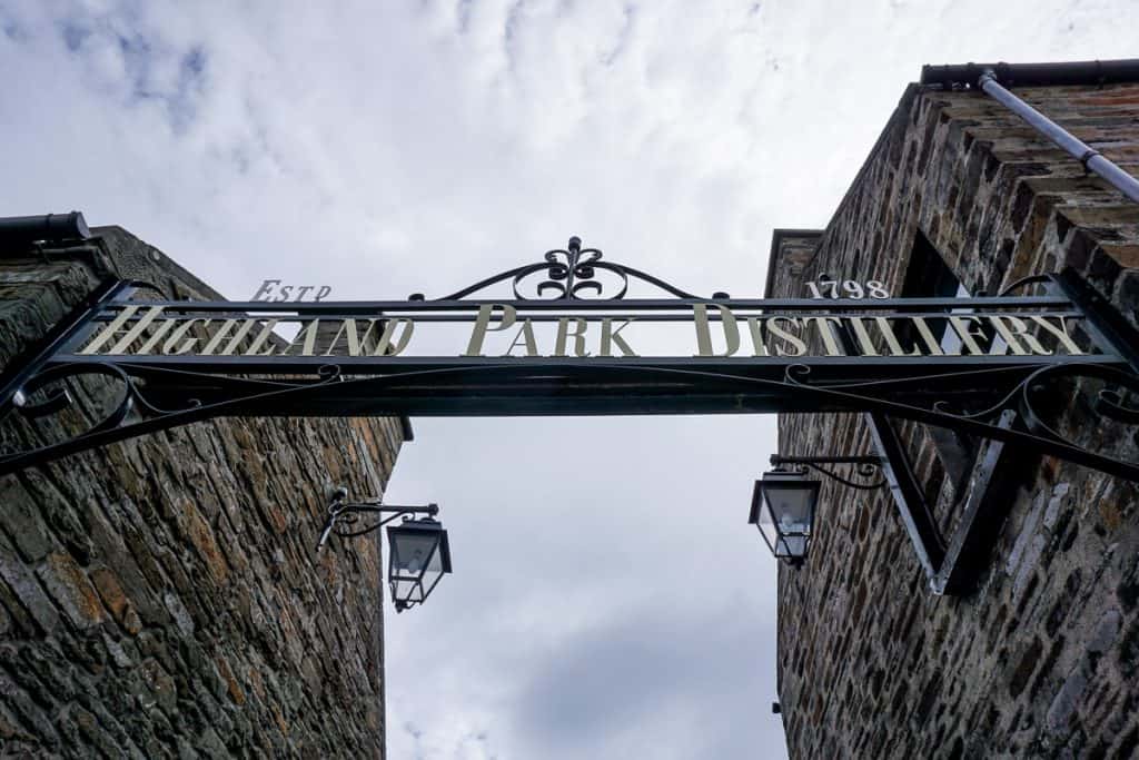 Distillery in Orkney Islands