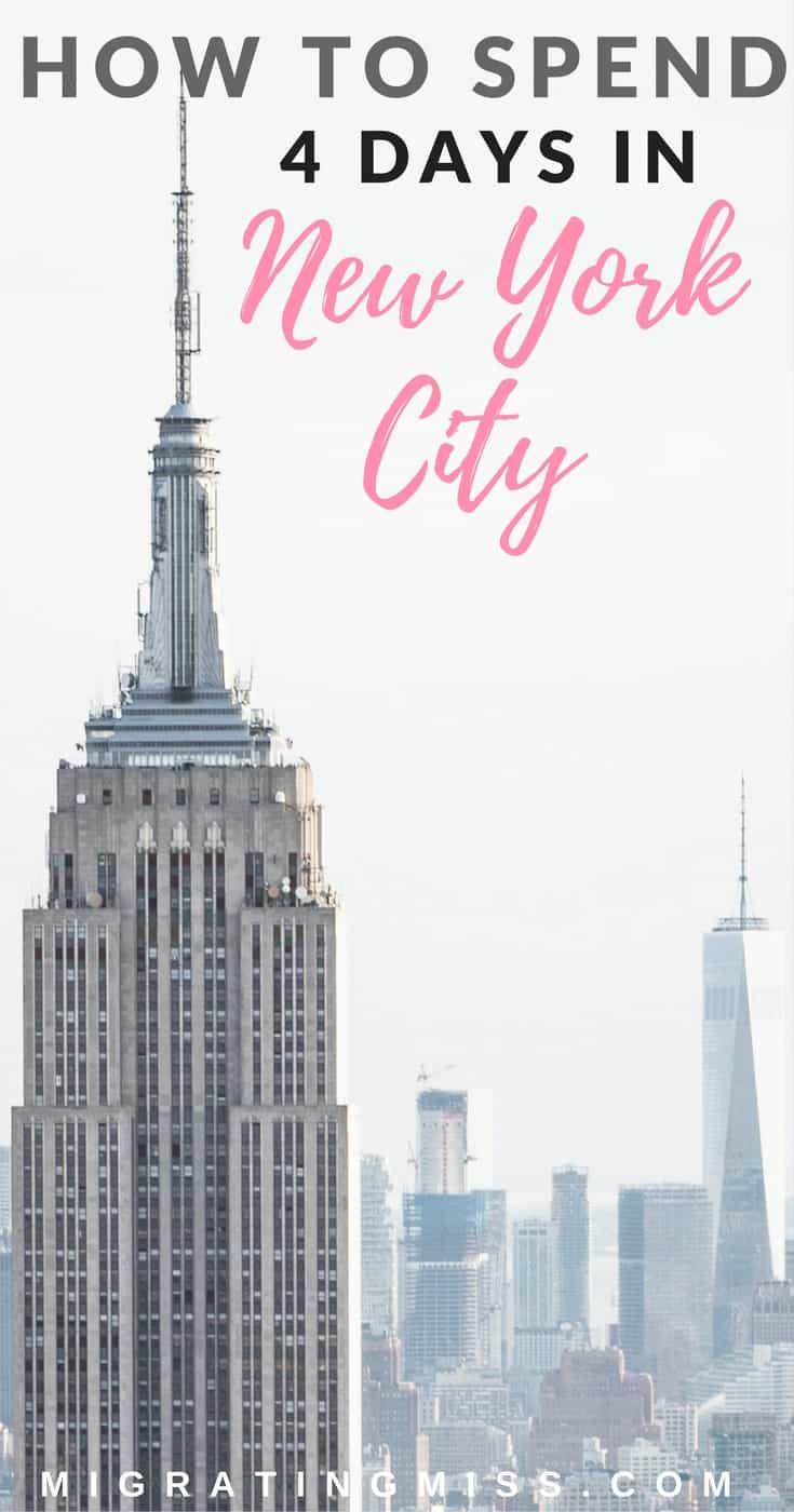 NYC Guide: A First-Timers Four Day Itinerary For New York City + Maps