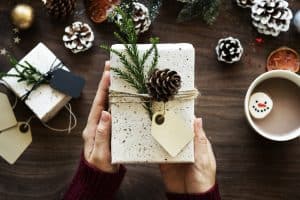 Christmas Traditions Scotland - Gift wrapped