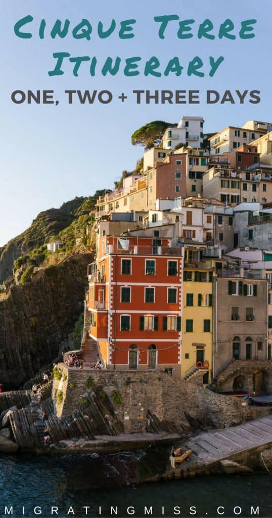 One, Two + Three Day Itineraries for Cinque Terre, Italy