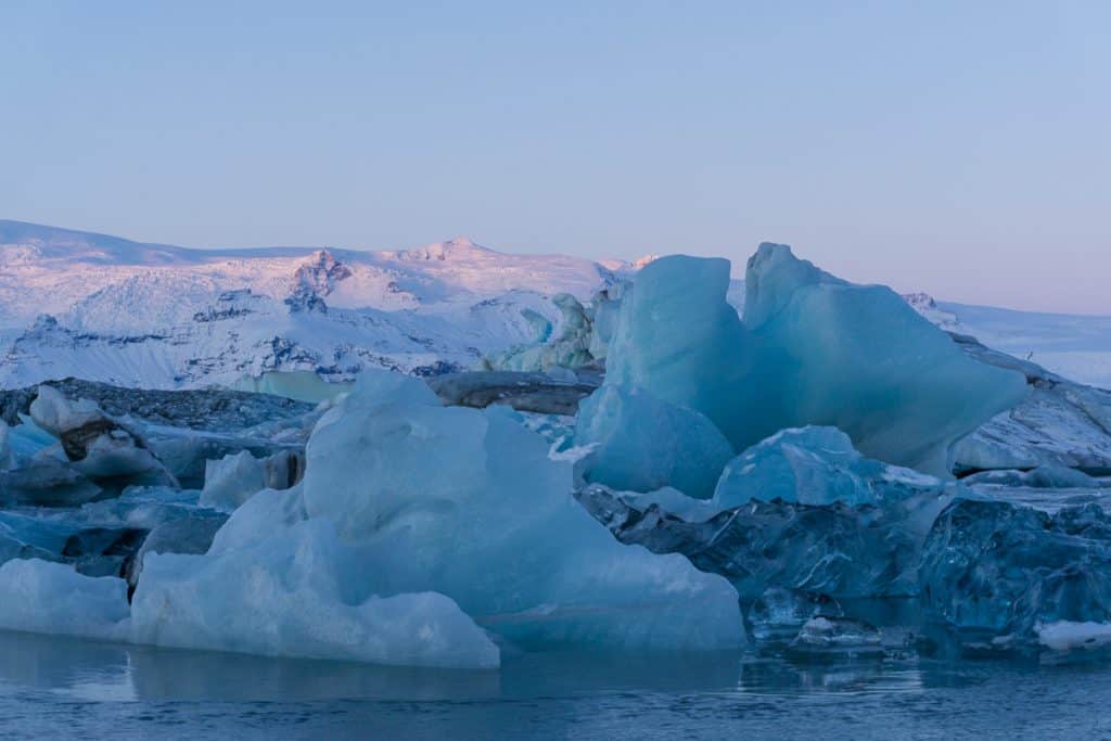 Iceland in winter - Glacier Lagoon