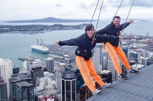 Sky Tower Skywalk Auckland City New Zealand