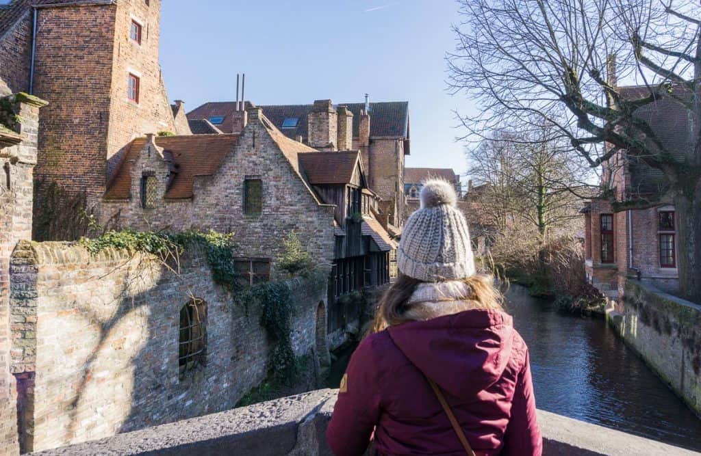 Canals in Bruges, Belgium