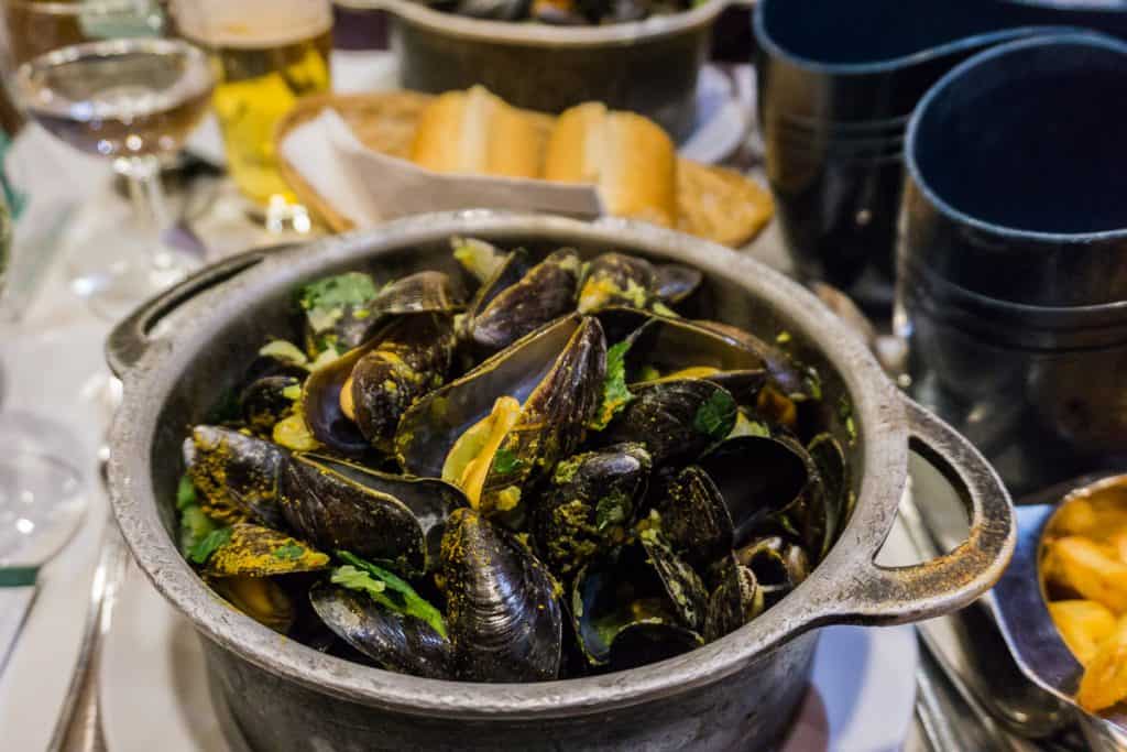 Brussels in winter - Mussels