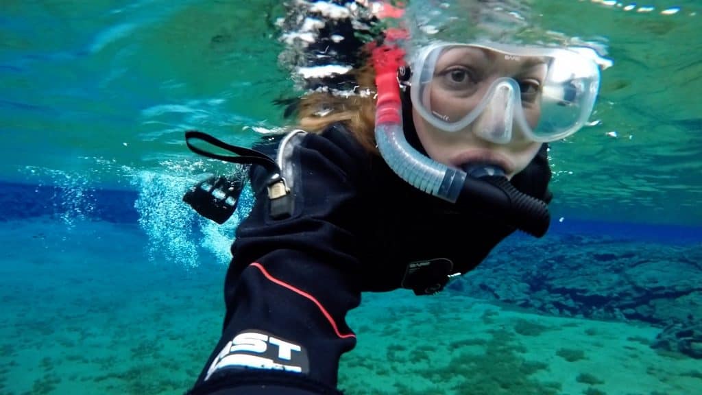 Iceland in November: Snorkelling at Silfra