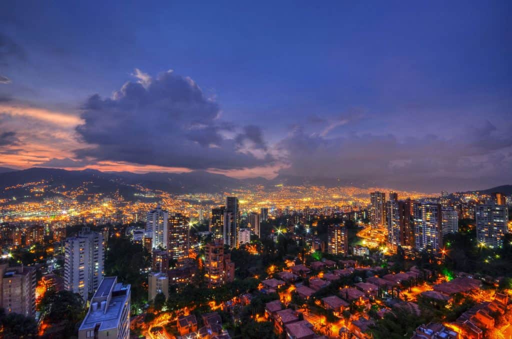 Medellin Itinerary-Medellin at night