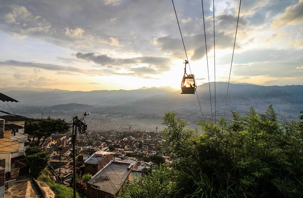 Medellin Itinerary - Cable car