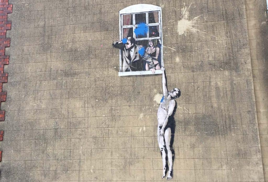 Banksy in Bristol, England