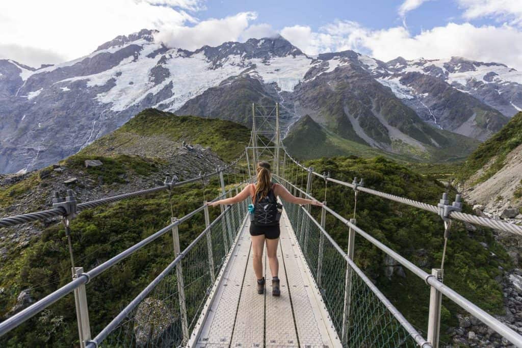 Hiking in Mount Cook