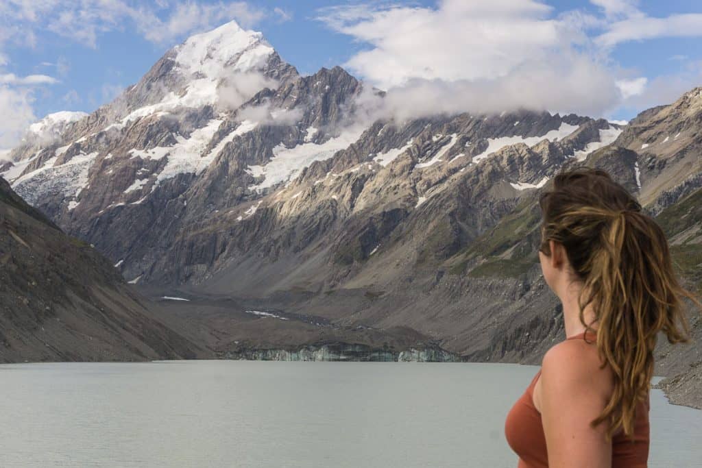 New Zealand South Island View of Mount Cook