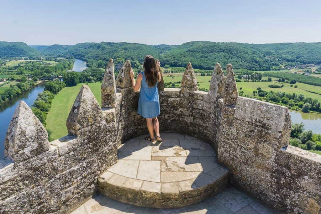 View from Chateaux in Dordogne - French Road Trips