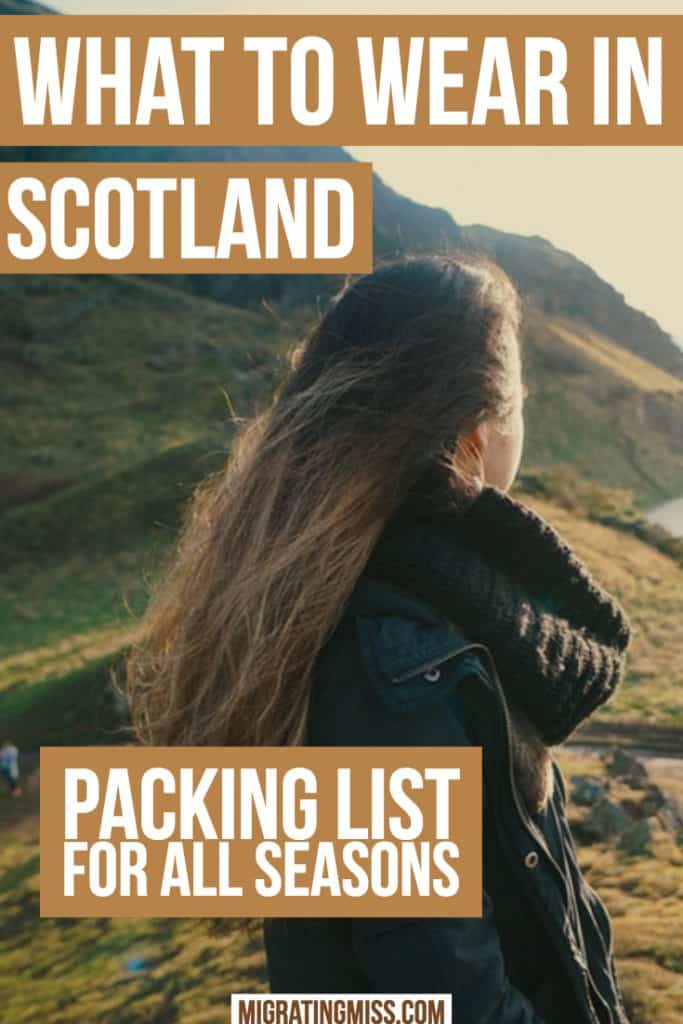 Packing List: What to Wear in Scotland