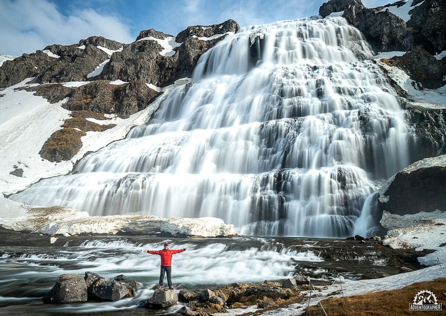 Hikes in Iceland - Dynjandi Waterfall